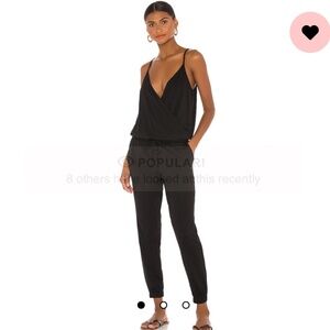 Bobi black jogger jumpsuit